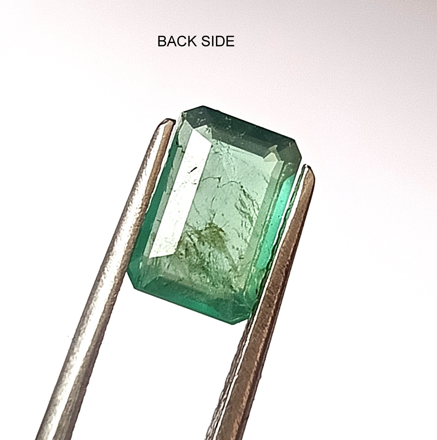 1.65 Carat 6X9X3.2 (WXLXD) Natural Zambian Emerald Cut Emerald