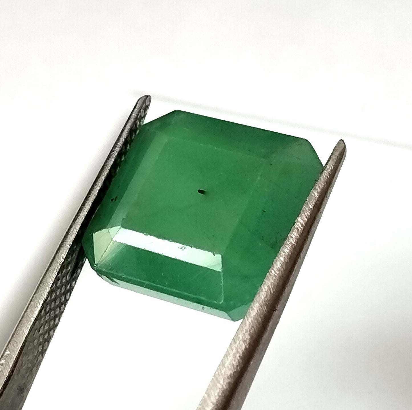 8.75 Carat 12X12X6.6 (WXLXD) Natural Zambian Square Cut Emerald