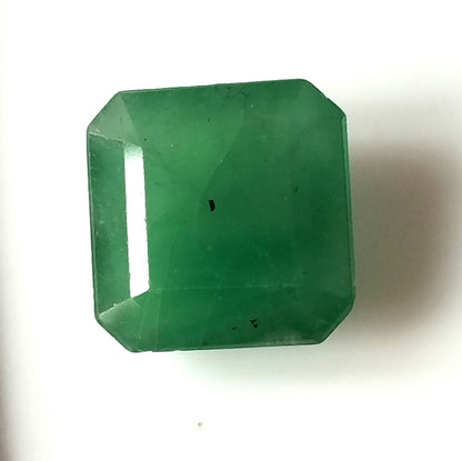 8.75 Carat 12X12X6.6 (WXLXD) Natural Zambian Square Cut Emerald