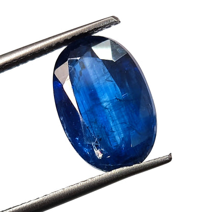 5.90 CARAT 9X13X5.4 (WXLXD) NATURAL OVAL CUT KYNITE GEMSTONE