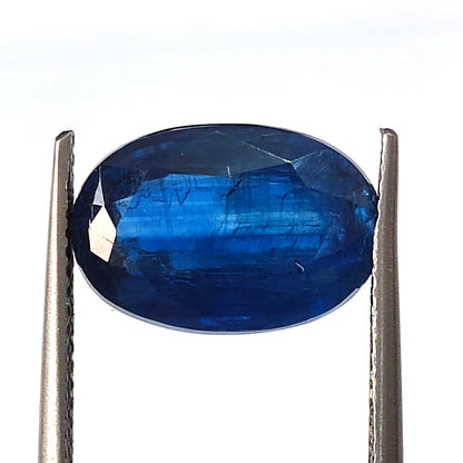 5.90 CARAT 9X13X5.4 (WXLXD) NATURAL OVAL CUT KYNITE GEMSTONE