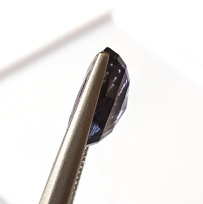 8.65 Carat 13.8X14.6X6.7 (WXLXD) Natural Faceted Oval Cut Iolite