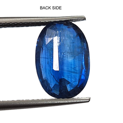 5.90 CARAT 9X13X5.4 (WXLXD) NATURAL OVAL CUT KYNITE GEMSTONE