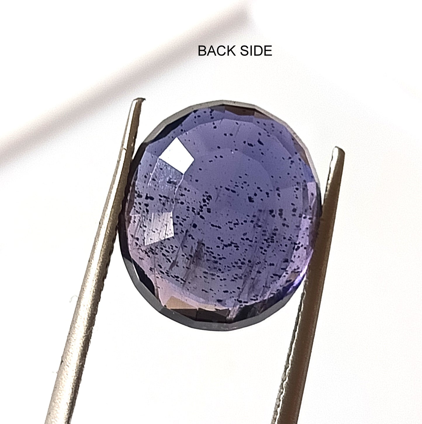 8.65 Carat 13.8X14.6X6.7 (WXLXD) Natural Faceted Oval Cut Iolite