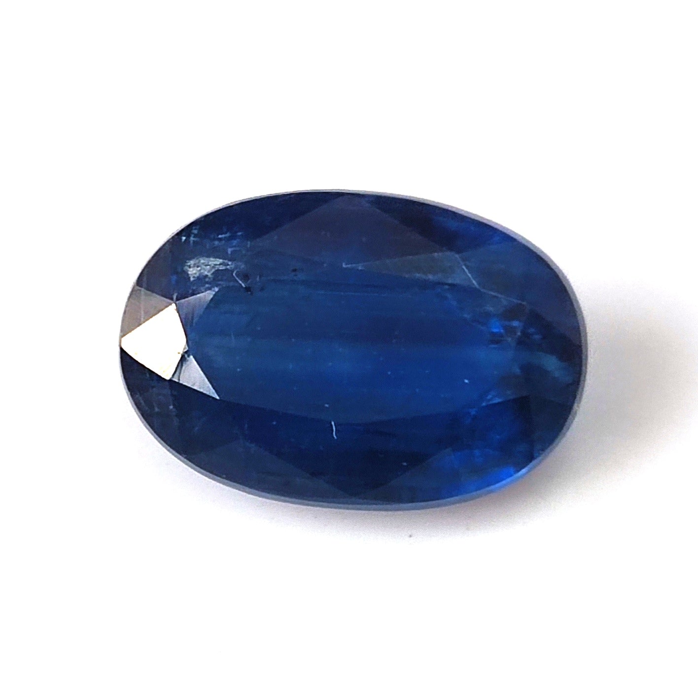 5.90 CARAT 9X13X5.4 (WXLXD) NATURAL OVAL CUT KYNITE GEMSTONE