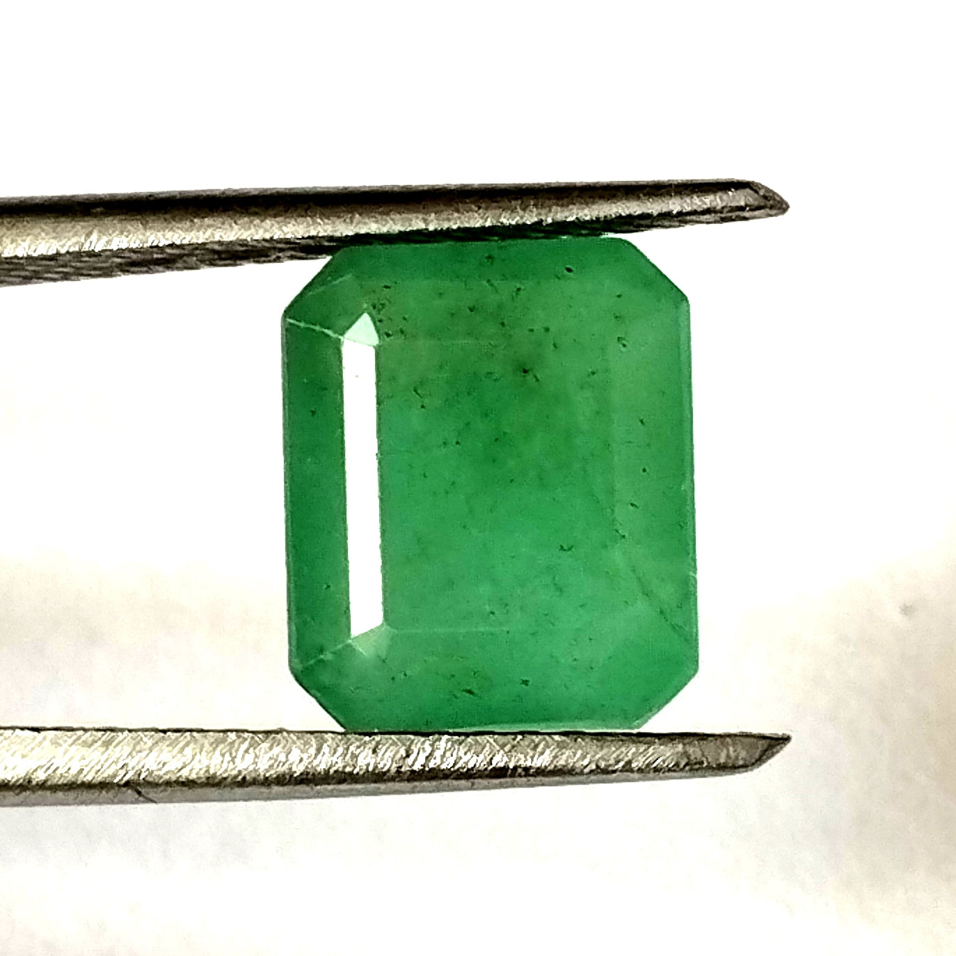 3.05 Carat 7.6X9.1X5.3 (WXLXD) Natural Zambian Square Octagon Cut Emerald