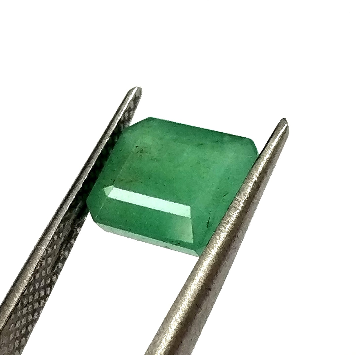 3.05 Carat 7.6X9.1X5.3 (WXLXD) Natural Zambian Square Octagon Cut Emerald