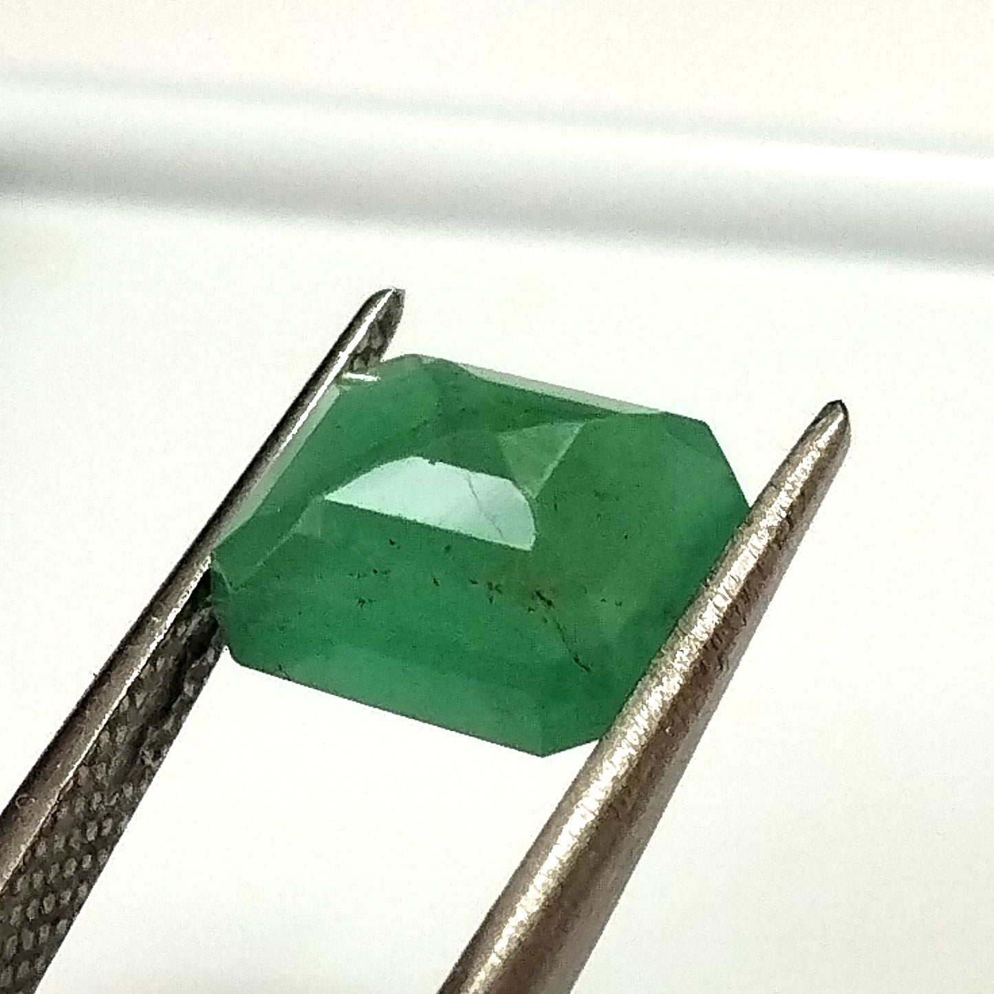 3.05 Carat 7.6X9.1X5.3 (WXLXD) Natural Zambian Square Octagon Cut Emerald