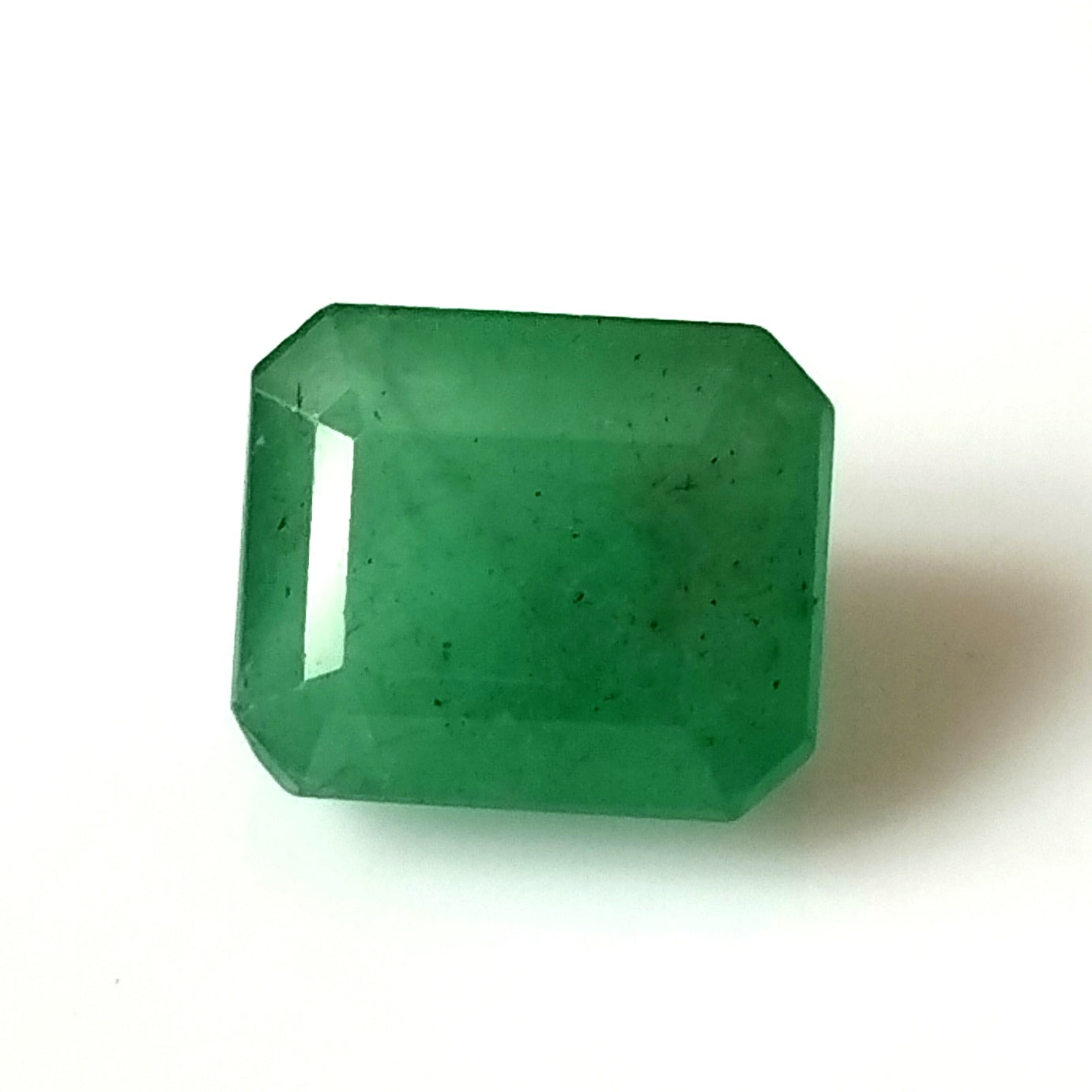 3.05 Carat 7.6X9.1X5.3 (WXLXD) Natural Zambian Square Octagon Cut Emerald
