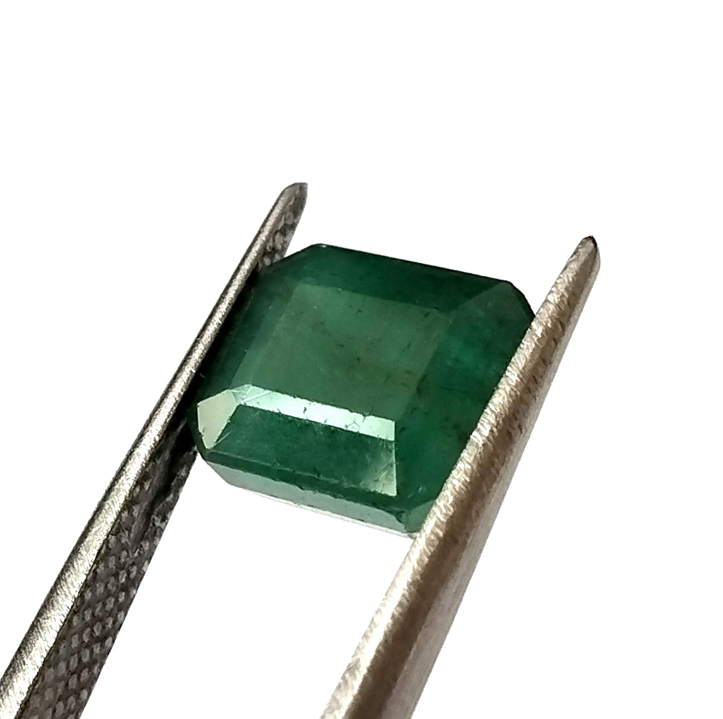 3.40 Carat 7.8X8.7X6 (WXLXD) Natural Zambian Square Octagon Cut Emerald
