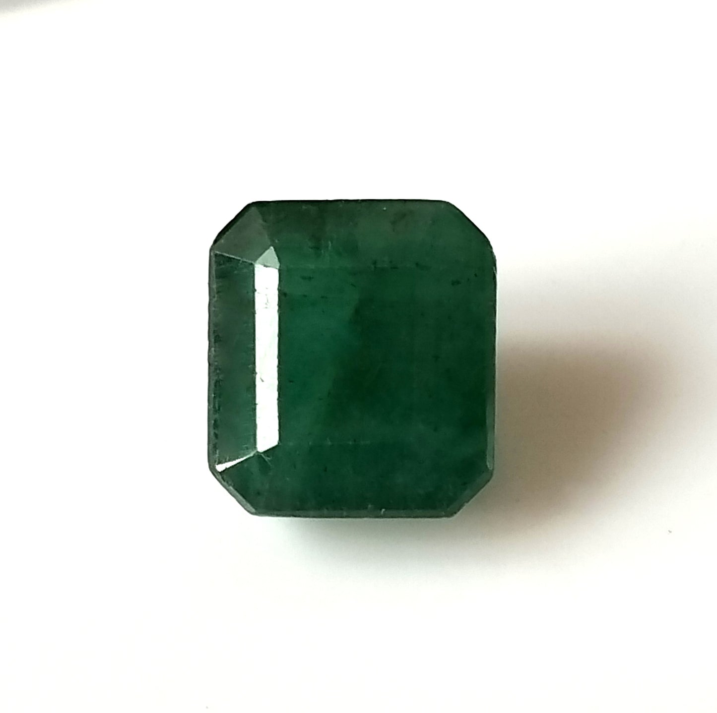 3.40 Carat 7.8X8.7X6 (WXLXD) Natural Zambian Square Octagon Cut Emerald