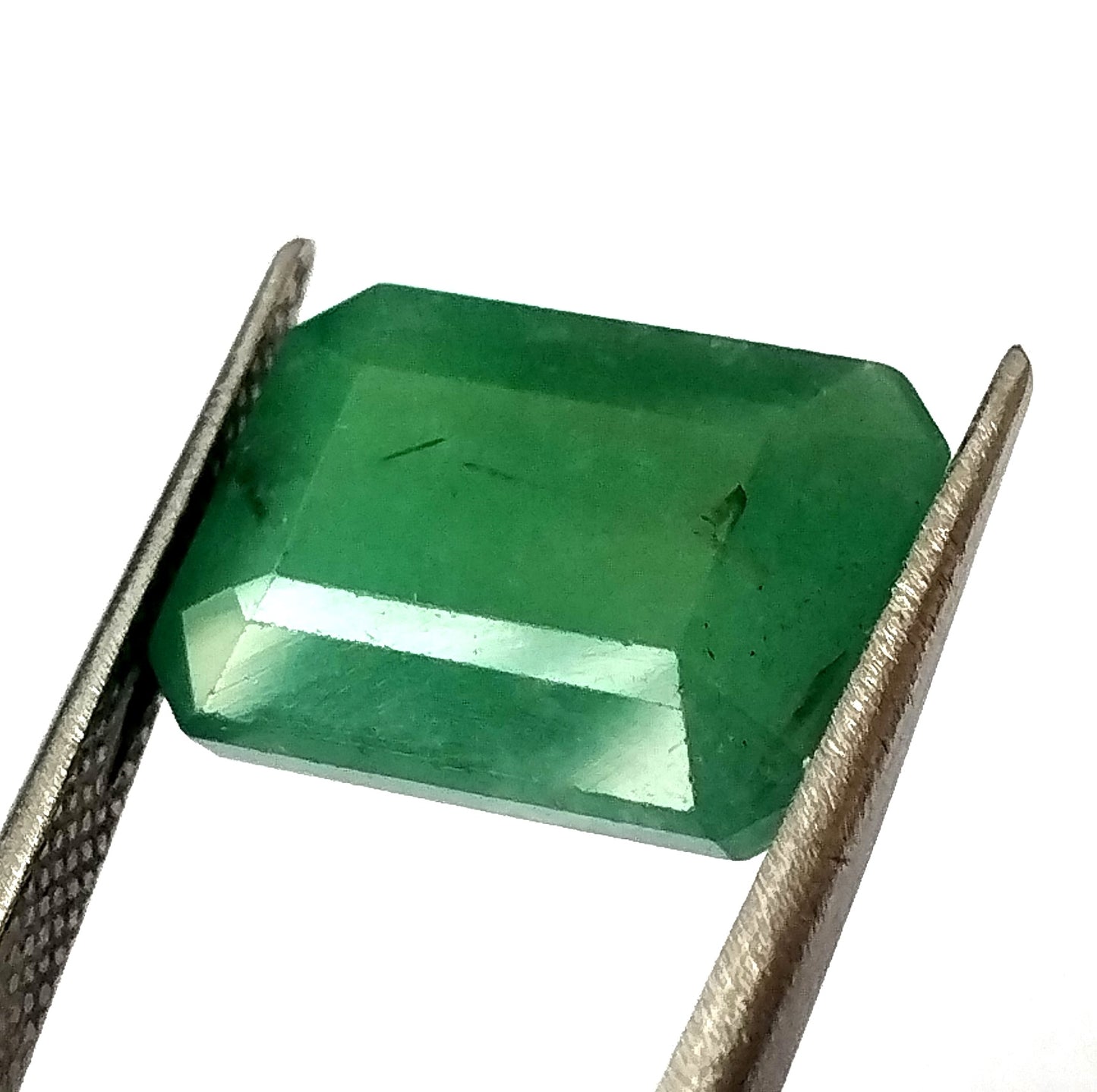 9.05 Carat 10.6X14.4X6.5(WXLXD) Natural Zambian Emerald Cut Emerald
