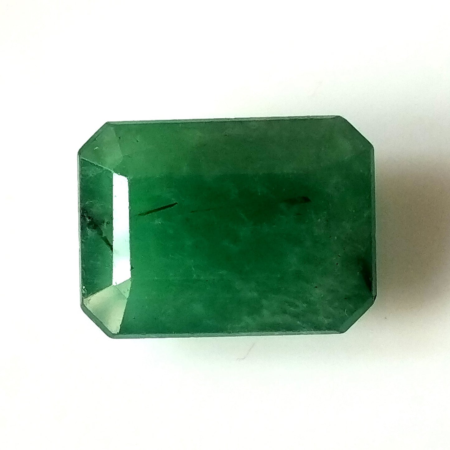 9.05 Carat 10.6X14.4X6.5(WXLXD) Natural Zambian Emerald Cut Emerald