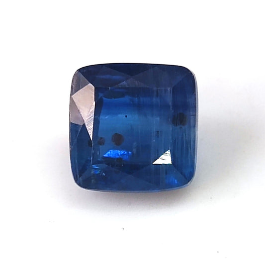 4.75 CARAT 9X9X5.9 (WXLXB) NATURAL CUSHION CUT KYNITE