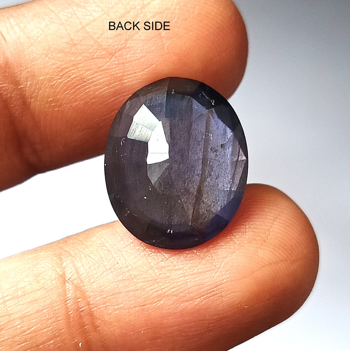 10.0 Carat 14X17X7.1 (WXLXD) Natural Faceted Oval Cut Iolite