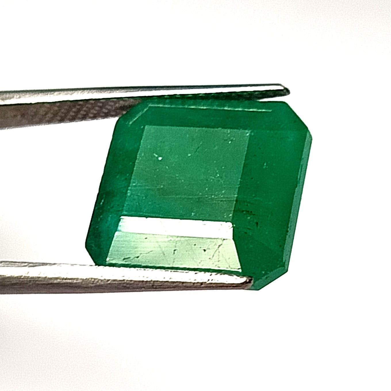 10.65 Carat 13X13.5X6.4 (WXLXD) Natural Zambian Cushion Cut Emerald