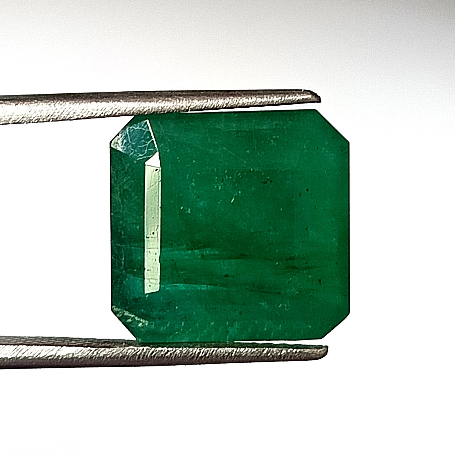 10.65 Carat 13X13.5X6.4 (WXLXD) Natural Zambian Cushion Cut Emerald