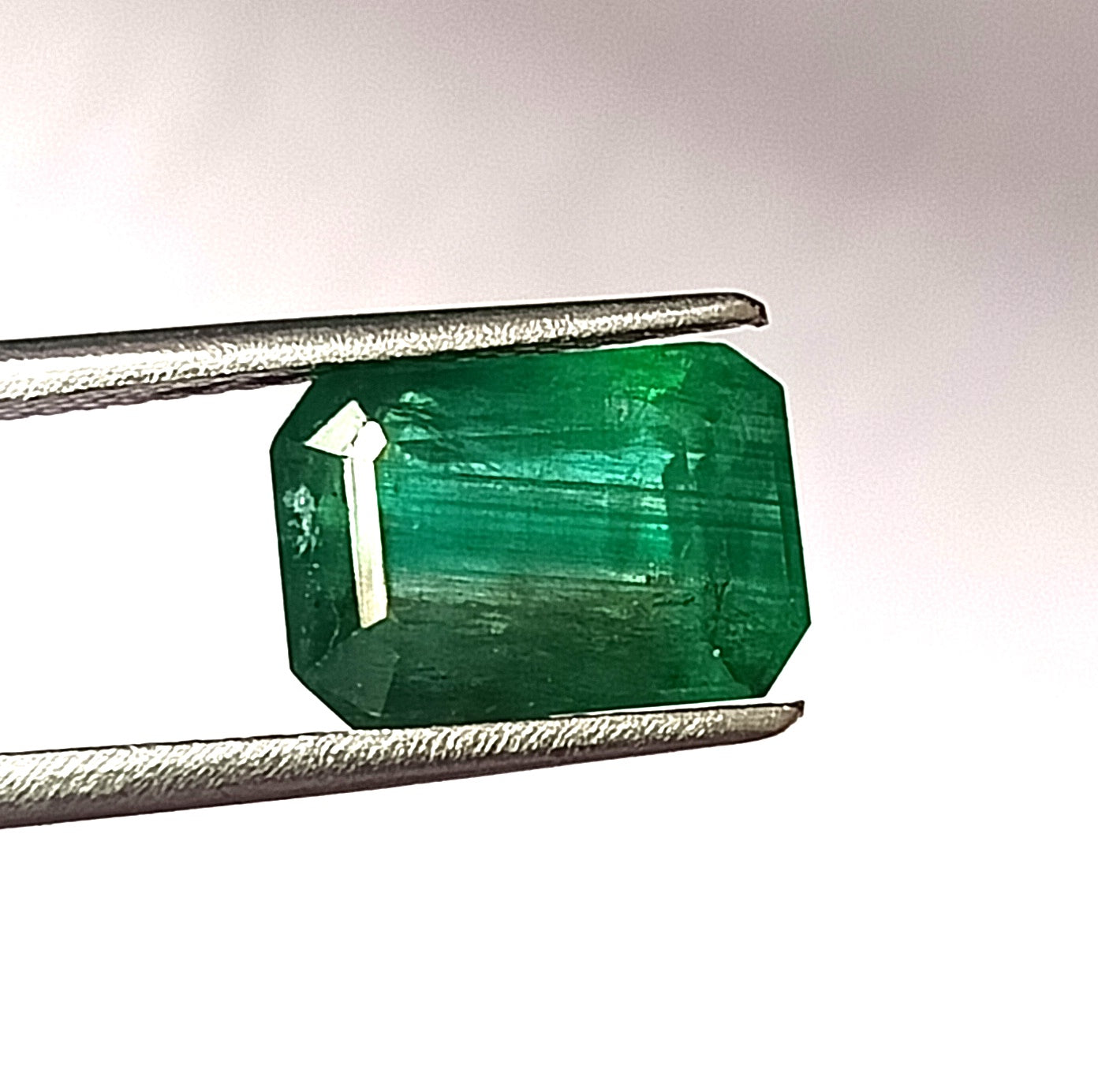 5.45 Carat 7.6X10.8X7.8 (WXLXD) Natural Zambian Emerald Cut Emerald