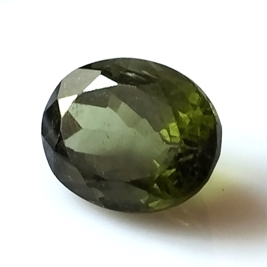 3.20 Carat 8X10X5.5 (WXLXD) Natural Oval Cut Green Tourmaline Gemstone
