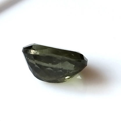 3.20 Carat 8X10X5.5 (WXLXD) Natural Oval Cut Green Tourmaline Gemstone