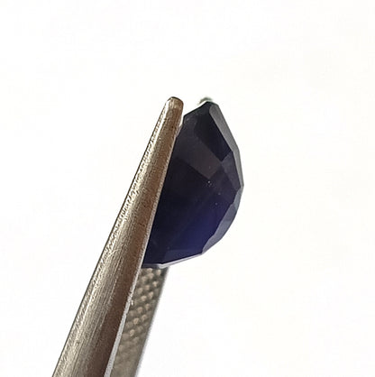 5.0 Carat 10.4X12.6X6.3 (WXLXD) Natural Faceted Oval Cut Iolite