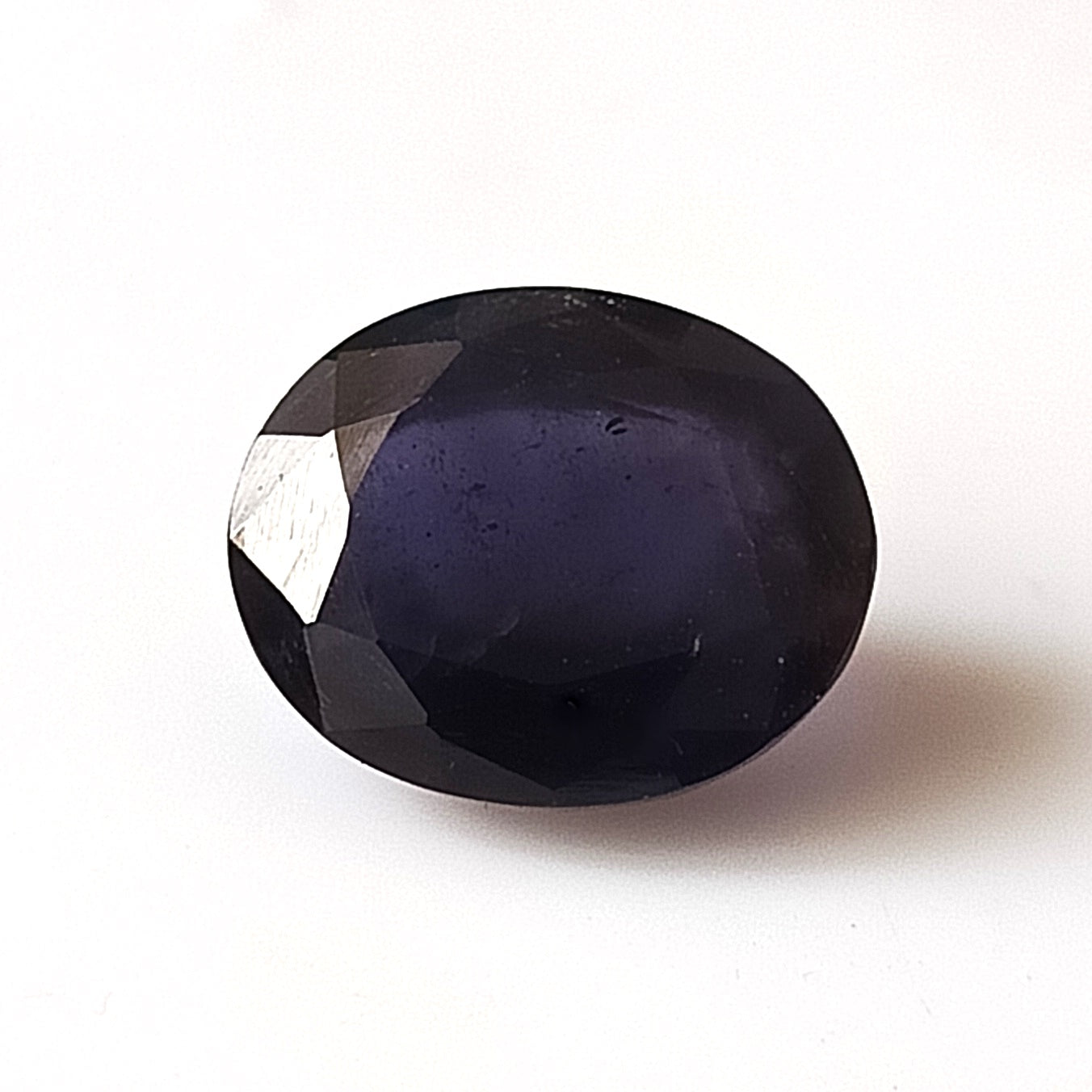 5.0 Carat 10.4X12.6X6.3 (WXLXD) Natural Faceted Oval Cut Iolite