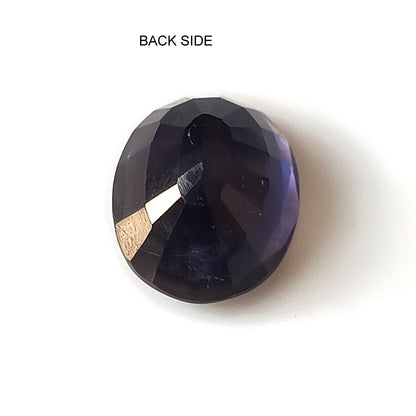 5.0 Carat 10.4X12.6X6.3 (WXLXD) Natural Faceted Oval Cut Iolite