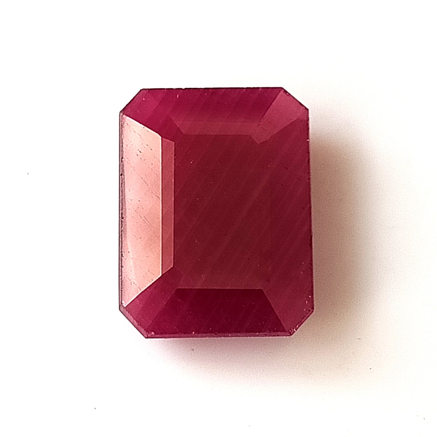 10.20 carat 11X15X4.5 (WXLXD) NATURAL EMERALD CUT MOSAMBIQUE RUBY