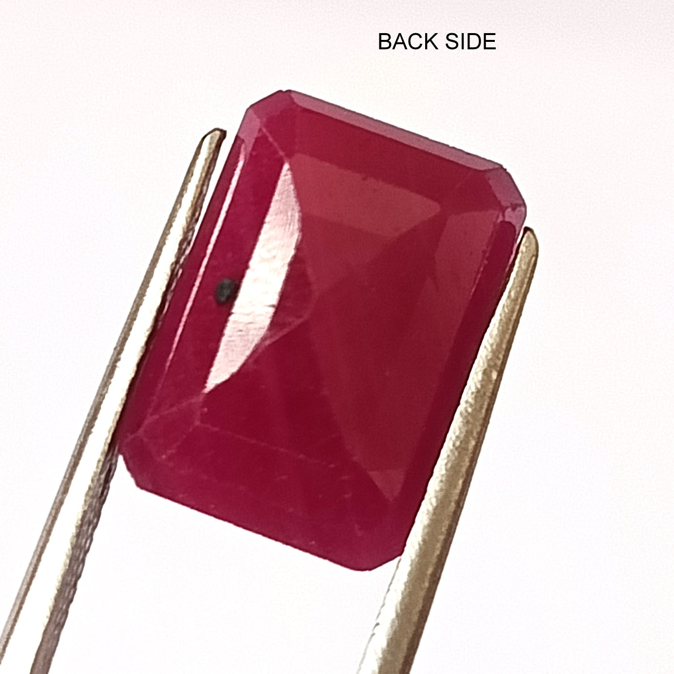 9.80 CARAT 10X14X5.7 (WXLXD) NATURAL EMERALD CUT MOSAMBIQUE RUBY