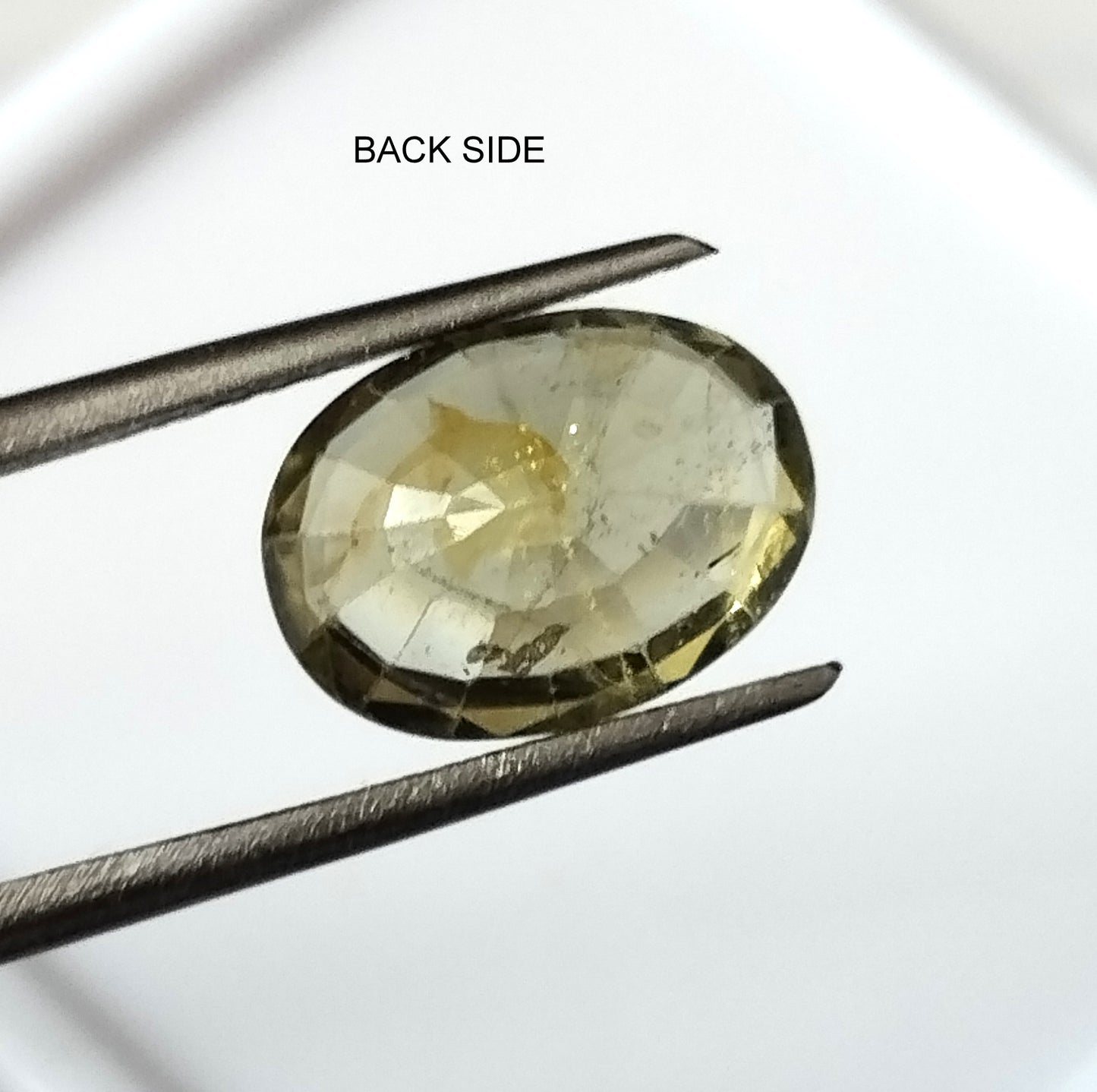 3.75 Carat 8.5X11.3X5.5 (WXLXD) Natural Oval Cut Green Tourmaline Gemstone