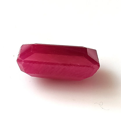 9.80 CARAT 10X14X5.7 (WXLXD) NATURAL EMERALD CUT MOSAMBIQUE RUBY