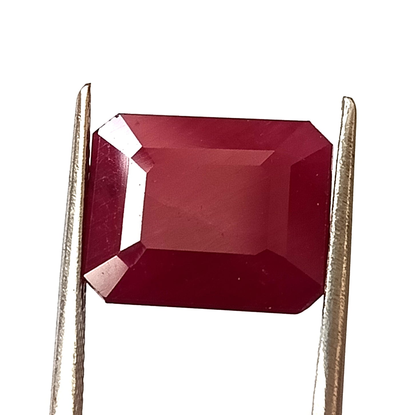 10.35 CARAT 10.3X13X6 (WXLXD) NATURAL EMERALD CUT MOSAMBIQUE RUBY