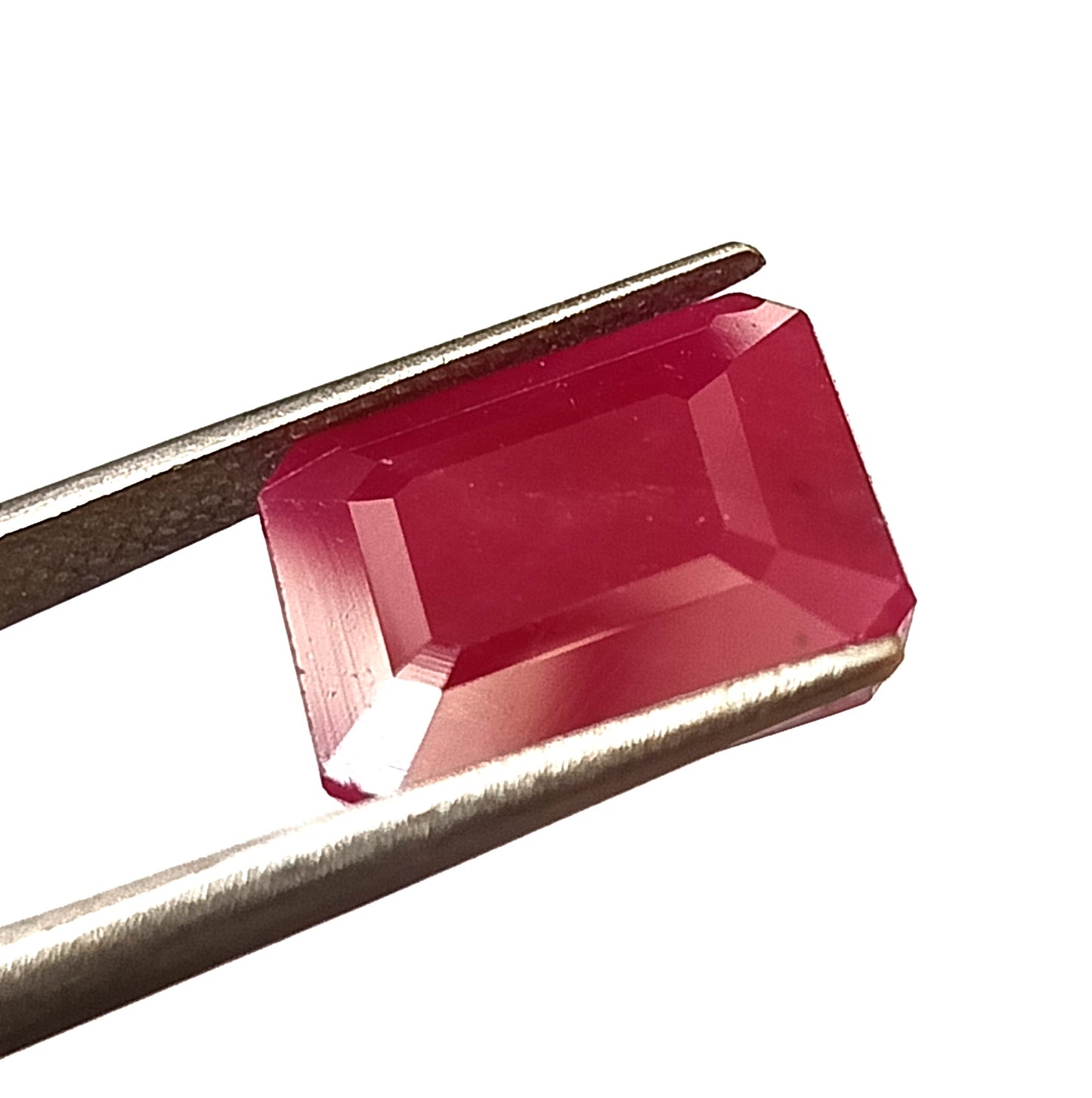 10.35 CARAT 10.3X13X6 (WXLXD) NATURAL EMERALD CUT MOSAMBIQUE RUBY