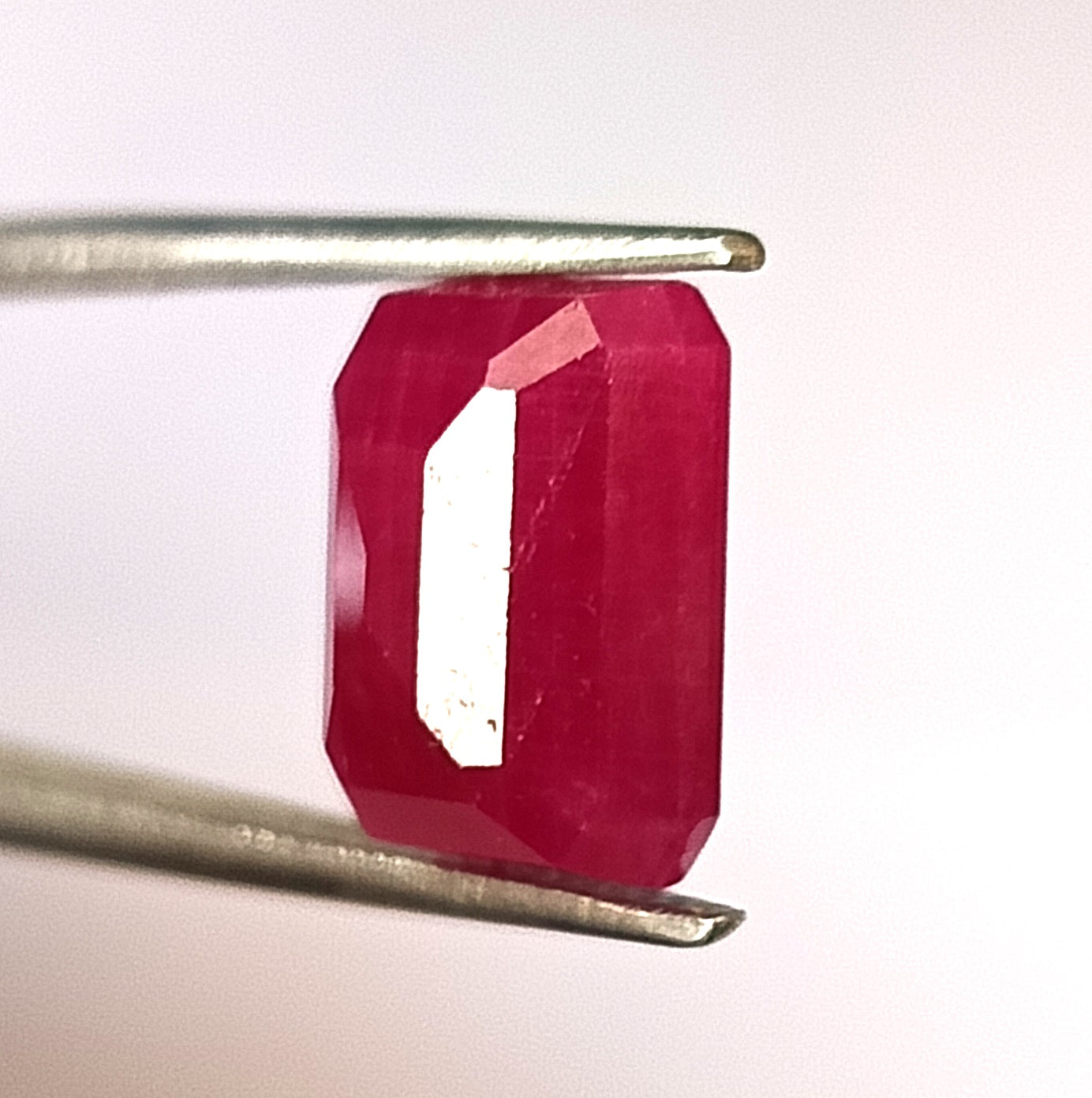8.15 Carat 9.4X11.5X5.8 (WXLXD) Natural Emerald Cut Mozambique Ruby
