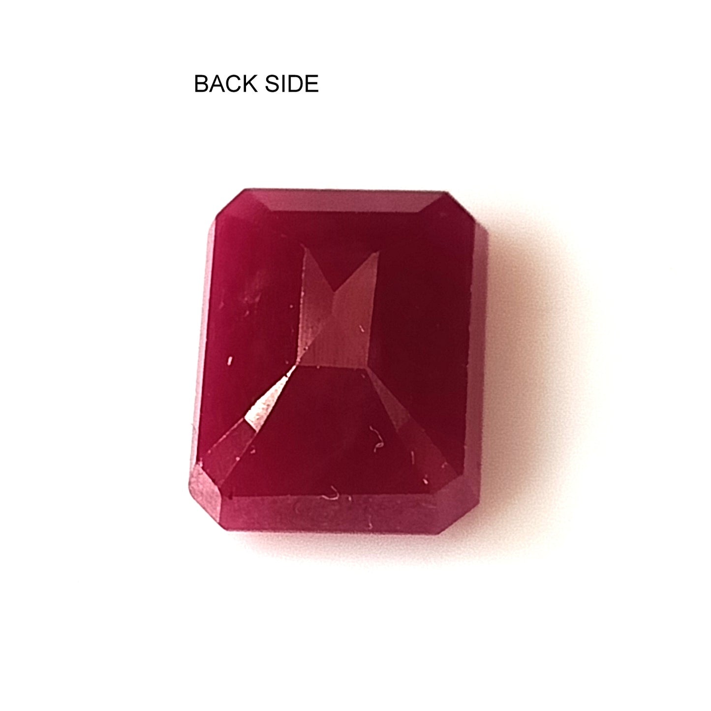 6.75 Carat 9X11X5.5 (WXLXD) Natural Emerald Cut Mozambique Ruby