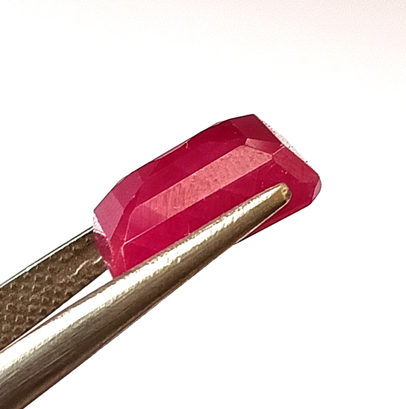 6.45 Carat 8.7X11.4X4.9 (WXLXD) Natural Emerald Cut Mozambique Ruby