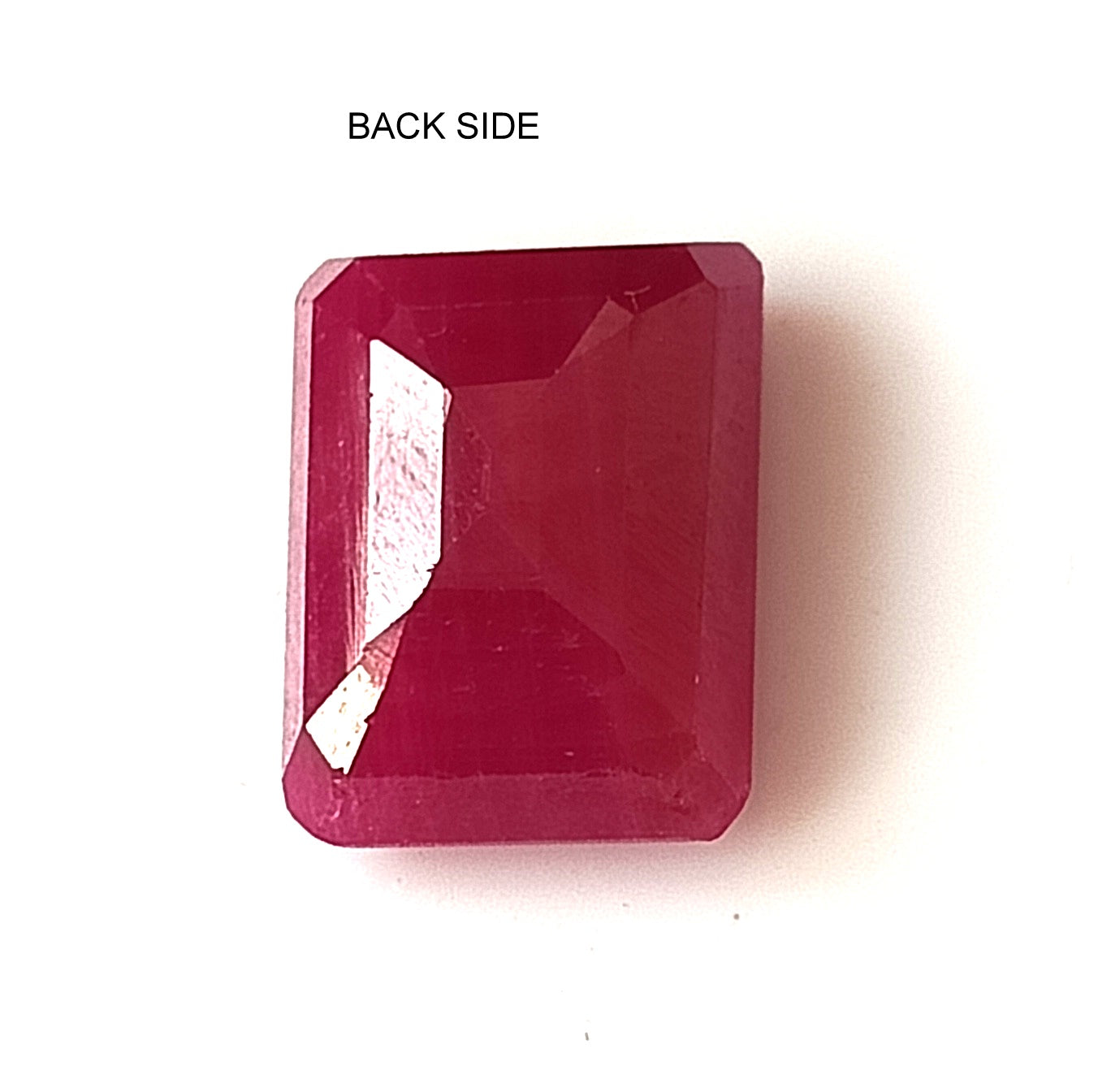 6.45 Carat 8.7X11.4X4.9 (WXLXD) Natural Emerald Cut Mozambique Ruby