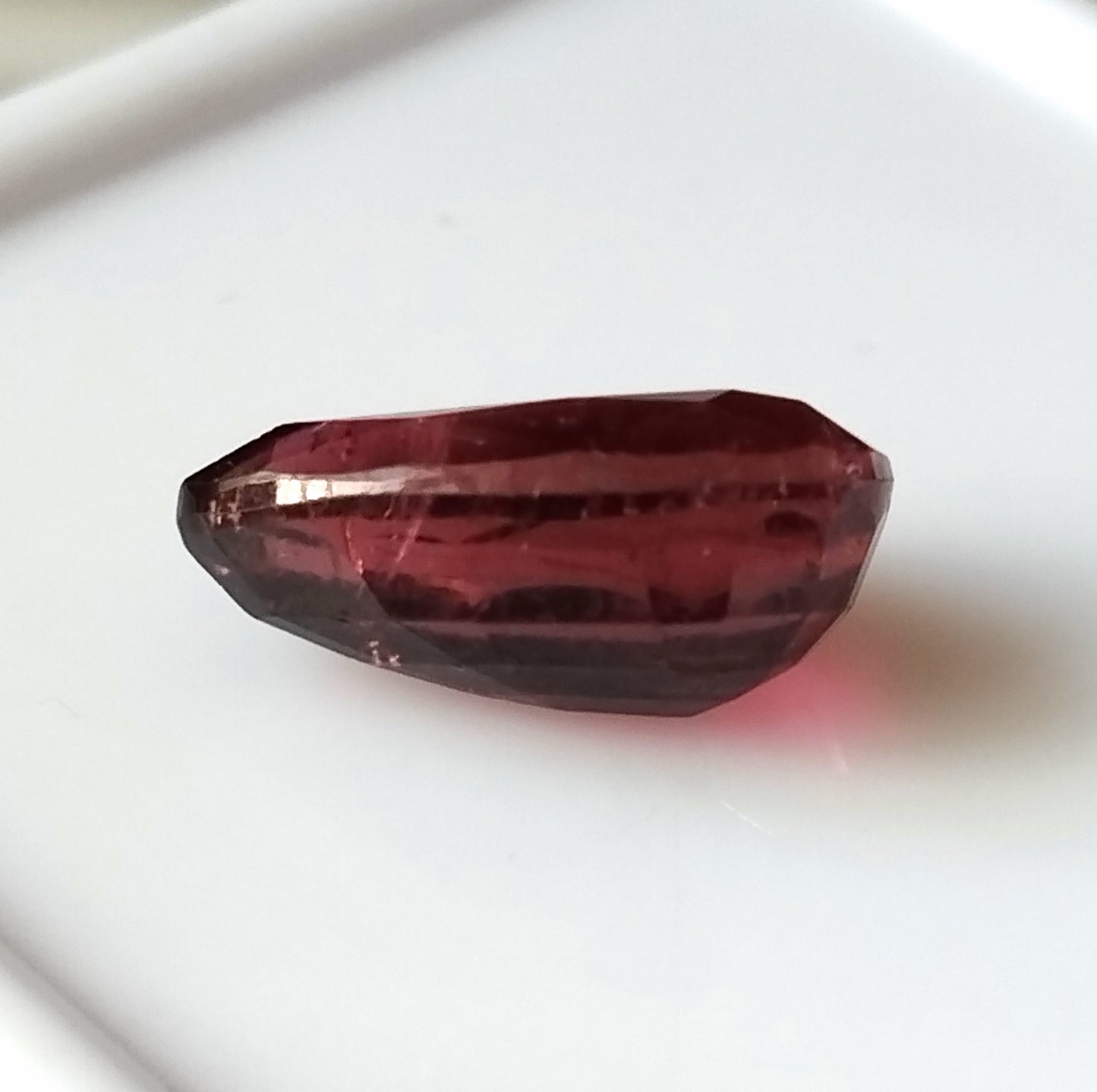 4.50 Carat 7.9X13.5X6 (WXLXD) Natural Pear Cut Rubellite Tourmaline Gemstone