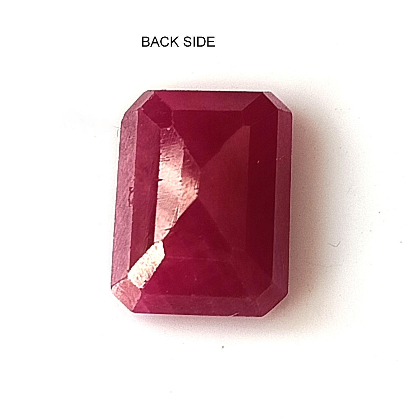 6.45 Carat 9X12X5 (WXLXD) Natural Emerald Cut Mozambique Ruby