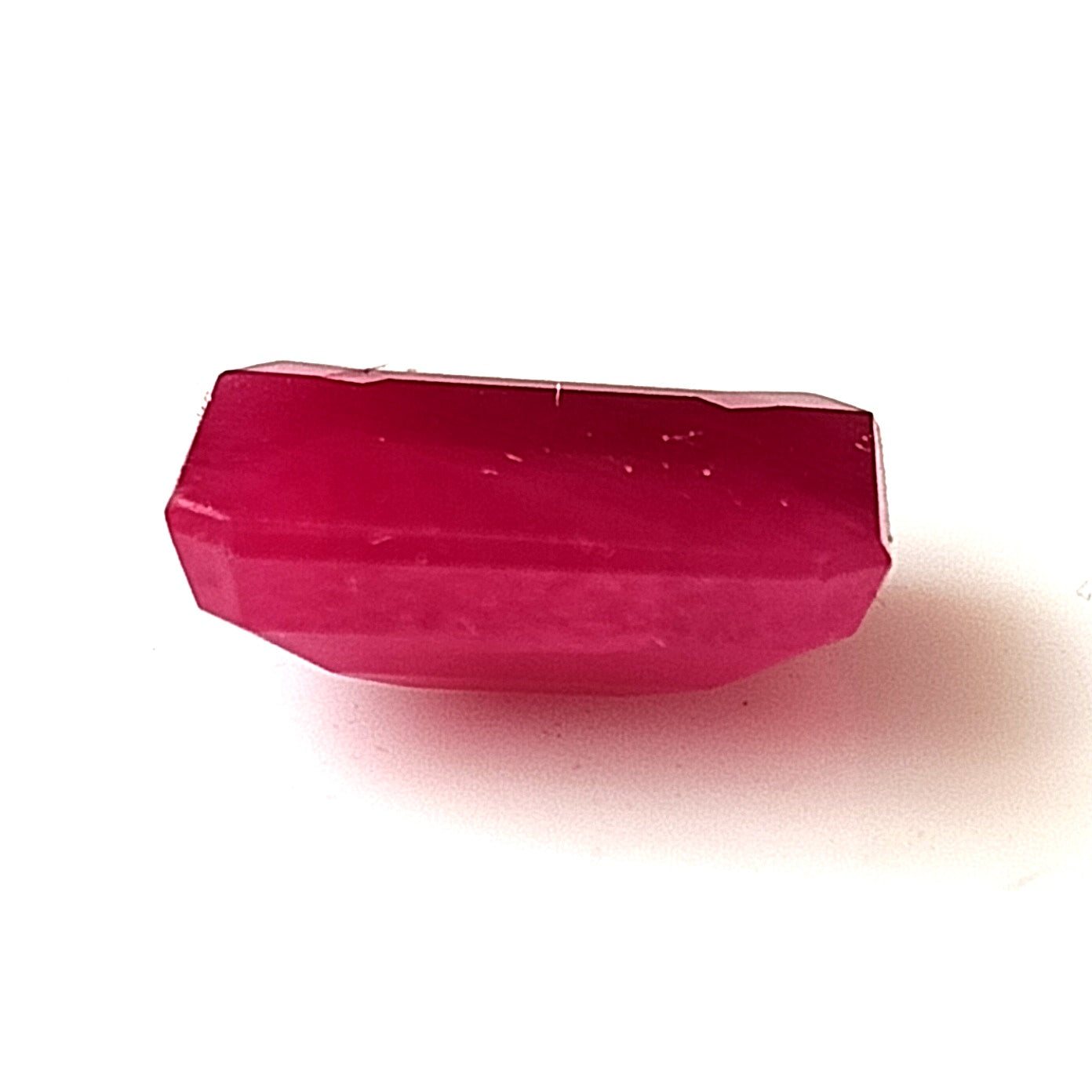 5.55 Carat 8.8x11.5x4.6 (WXLXD) Natural Emerald Cut Mozambique Ruby