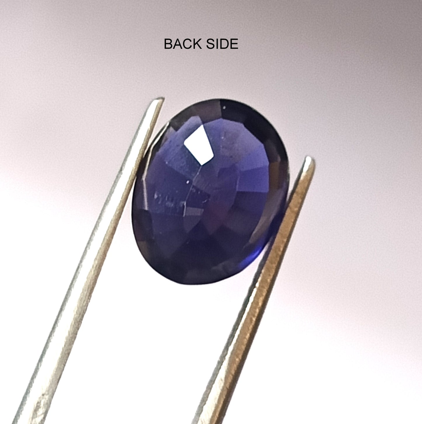 3.90 Carat 9X11.6X5.7 (WXLXD) Natural Faceted Oval Cut Iolite