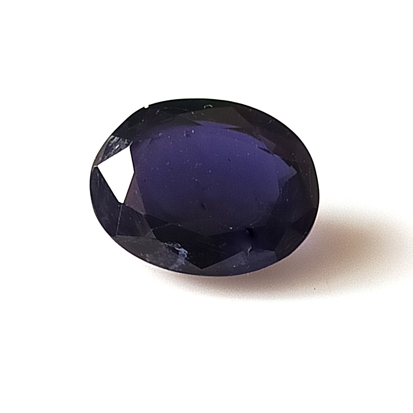 3.90 Carat 9X11.6X5.7 (WXLXD) Natural Faceted Oval Cut Iolite